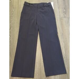 LARRY LEVINE *NWT* Pants Trousers Size 8 Average Fit Blue Career Wear Office